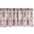 thumbnail image 1 of Ambesonne Rabbit Window Valance, Cartoon Bunny Characters, 54" X 18", Multicolor, 1 of 3
