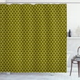 thumbnail image 1 of Ambesonne Rain Shower Curtain, Bumble Bee Honeycomb Ogee, 69"Wx75"L, Yellow Black and White, 1 of 3