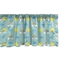 thumbnail image 1 of Ambesonne Rain Window Valance, Weather and Seasons Theme, 54" X 18", Multicolor, 1 of 3
