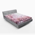 thumbnail image 1 of Ambesonne Rainbow Fitted Sheet, Vibrant Colored Striped, Queen Size, Multicolor, 1 of 2