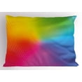 thumbnail image 1 of Ambesonne Rainbow Pillow Sham, Vibrant Radiant Colors, 26" X 20", Multicolor, 1 of 2