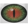 thumbnail image 1 of Ambesonne Reptile Jigsaw Puzzle Durable Cardboard, Exotic Cat Eye Egypt, 1000 pcs, Black Green Red, 1 of 6