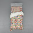 thumbnail image 1 of Ambesonne Retro Bedding Set 3 Pcs, Hippie Colorful Circles, Twin XL, Multicolor, 1 of 3