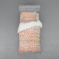 thumbnail image 1 of Ambesonne Retro Bedding Set 3 Pcs, Old Latin Tombstone, Twin XL, Peach Dark Coral Taupe, 1 of 3