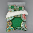 thumbnail image 1 of Ambesonne Retro Bedding Set 4 Pcs, Oriental Hippie Motif, Queen, Multicolor, 1 of 3