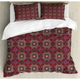 thumbnail image 1 of Ambesonne Retro Duvet Cover Sets, South Eastern Oriental, 2-King, Multicolor, 1 of 6