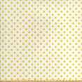 thumbnail image 1 of Ambesonne Retro Fabric by the Yard Upholstery, Picnic Yellow Spots, 10 Yards, Yellow and White, 1 of 4