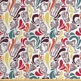 thumbnail image 1 of Ambesonne Retro Fabric by the Yard Upholstery, Vintage Cocktails Motifs Art, 5 Yards, Multicolor, 1 of 4