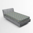 thumbnail image 1 of Ambesonne Retro Fitted Sheet, Bold Circles Polka Dots, Twin Size, Multicolor, 1 of 2