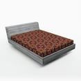 thumbnail image 1 of Ambesonne Retro Fitted Sheet, Colorful Image, Full Size, Multicolor, 1 of 2