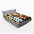 thumbnail image 1 of Ambesonne Retro Fitted Sheet, Egyptian History, Full Size, Multicolor, 1 of 2