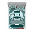 thumbnail image 1 of Ambesonne Retro Fitted Sheet & Pillow Sham Set, Car Wash Sign Commercial, Queen, Red Teal, 1 of 2