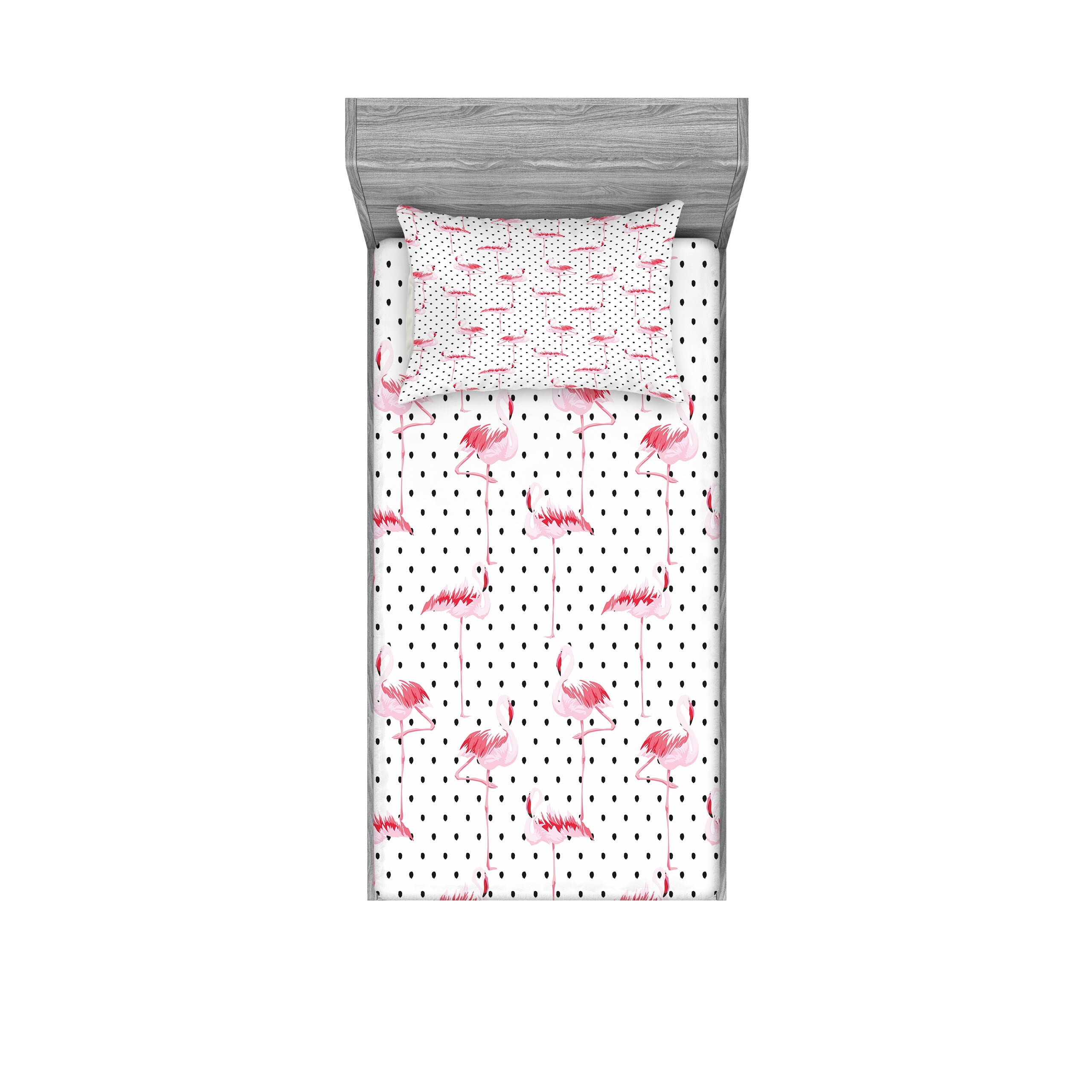 Microfiber Polka Dots Sheet Set