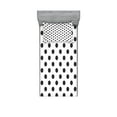 thumbnail image 1 of Ambesonne Retro Fitted Sheet & Pillow Sham Set, Nostalgic Polka Dots Art, Twin, Charcoal Grey, 1 of 2