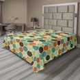 thumbnail image 1 of Ambesonne Retro Flat Sheet, Grunge Colorful Hexagons, Queen Size, Multicolor, 1 of 1