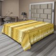 thumbnail image 1 of Ambesonne Retro Flat Sheet, Star Abstract, California King, Yellow, 1 of 1