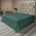 thumbnail image 1 of Ambesonne Retro Flat Sheet, Vintage Concentric Circles, Queen Size, Petrol Blue Jade Green, 1 of 1
