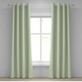 thumbnail image 1 of Ambesonne Retro Grommet Curtain, Big Little Squares Tile, 50" x 108", Lime Green White, 1 of 6