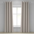 thumbnail image 1 of Ambesonne Retro Grommet Curtain, Geometric Chevron Zig Zag, 50" x 96", Cream and Lavender, 1 of 6