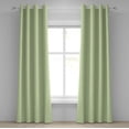 thumbnail image 1 of Ambesonne Retro Grommet Curtain, Inner Circles with Dots, 50" x 96", Pale Green and White, 1 of 6