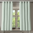 thumbnail image 1 of Ambesonne Retro Grommet Curtain, Polka Dots Classic, 50" x 63", Almond Green, 1 of 6