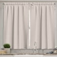 thumbnail image 1 of Ambesonne Retro Kitchen Curtains, Geometric Chevron Zig Zag, 55"x39", Cream and Lavender, 1 of 3