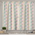 thumbnail image 1 of Ambesonne Retro Kitchen Curtains, Triangle Zig Zag Crackles, 55"x39", Multicolor, 1 of 3