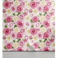 thumbnail image 1 of Ambesonne Retro Peel & Stick Wallpaper for Home, Roses Leaves Vintage Plot, 13"x36", Pale Pink Reseda Green, 1 of 5
