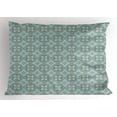 thumbnail image 1 of Ambesonne Retro Pillow Sham, Abstract Tile Lattice Mosaic, 36" X 20", Multicolor, 1 of 2
