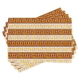 thumbnail image 1 of Ambesonne Retro Place Mats Set of 4, Meanders, Standard Size, Redwood Apricot, 1 of 6