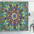 thumbnail image 1 of Ambesonne Retro Shower Curtain, Abstract Hippie Forms, 69"Wx75"L, Multicolor, 1 of 3
