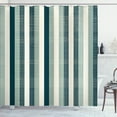 thumbnail image 1 of Ambesonne Retro Shower Curtain, Classical Stripes Art Vintage, 69"Wx75"L, Dark Teal, 1 of 4