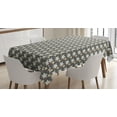 thumbnail image 1 of Ambesonne Retro Tablecloth Rectangular Table Cover, Big Little Abstract Stars, 52"x70", Multicolor, 1 of 4