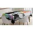 thumbnail image 1 of Ambesonne Retro Tablecloth Rectangular Table Cover, Colorful London City View, 60"x90", Multicolor, 1 of 4
