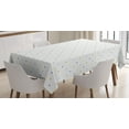 thumbnail image 1 of Ambesonne Retro Tablecloth Rectangular Table Cover, Small Pastel Polka Dots, 60"x84", Multicolor, 1 of 3