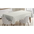 thumbnail image 1 of Ambesonne Retro Tablecloth Rectangular Table Cover, Star Like Classy, 60"x90", Apricot Yellow and White, 1 of 4