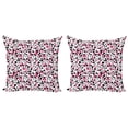 thumbnail image 1 of Ambesonne Retro Throw Pillow Cover 2 Pack, Grunge Spotty Pattern, 16", Multicolor, 1 of 2