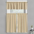 thumbnail image 1 of Ambesonne Retro Valance & Curtain, Colorful Fashion Stripes, 55"x45", Mustard Orange, 1 of 6
