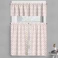 thumbnail image 1 of Ambesonne Retro Valance & Curtain, Pastel Tones Circular Motif, 55"x30", Sage Green Pale Pink, 1 of 7