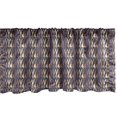 thumbnail image 1 of Ambesonne Retro Valance Pack of 2, Vintage 60s Style Pastel Leaf, 54"X12", Dark Blue Grey, 1 of 4