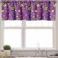 thumbnail image 1 of Ambesonne Retro Window Valance, 90s Cartoon Design Pattern, 54" X 18", Multicolor, 1 of 3