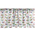 thumbnail image 1 of Ambesonne Retro Window Valance, Cartoon Toy Trucks Pattern, 54" X 18", White Multicolor, 1 of 3