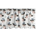 thumbnail image 1 of Ambesonne Retro Window Valance, Girl Heroine, 54" X 12", Multicolor, 1 of 3