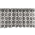 thumbnail image 1 of Ambesonne Retro Window Valance, Nostalgic Monochrome Geometrical Pattern with Abstract Squares Graphic, Curtain Valance for Kitchen Bedroom Decor with Rod Pocket, 54" X 18", Charcoal Grey and Ivory, 1 of 2