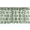 thumbnail image 1 of Ambesonne Retro Window Valance, Polka Dot Pastel Pattern, 54" X 18", Dark Taupe Mint Green, 1 of 3