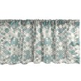 thumbnail image 1 of Ambesonne Retro Window Valance, Soft Abstract Circles, 54" X 18", Almond Green White, 1 of 3
