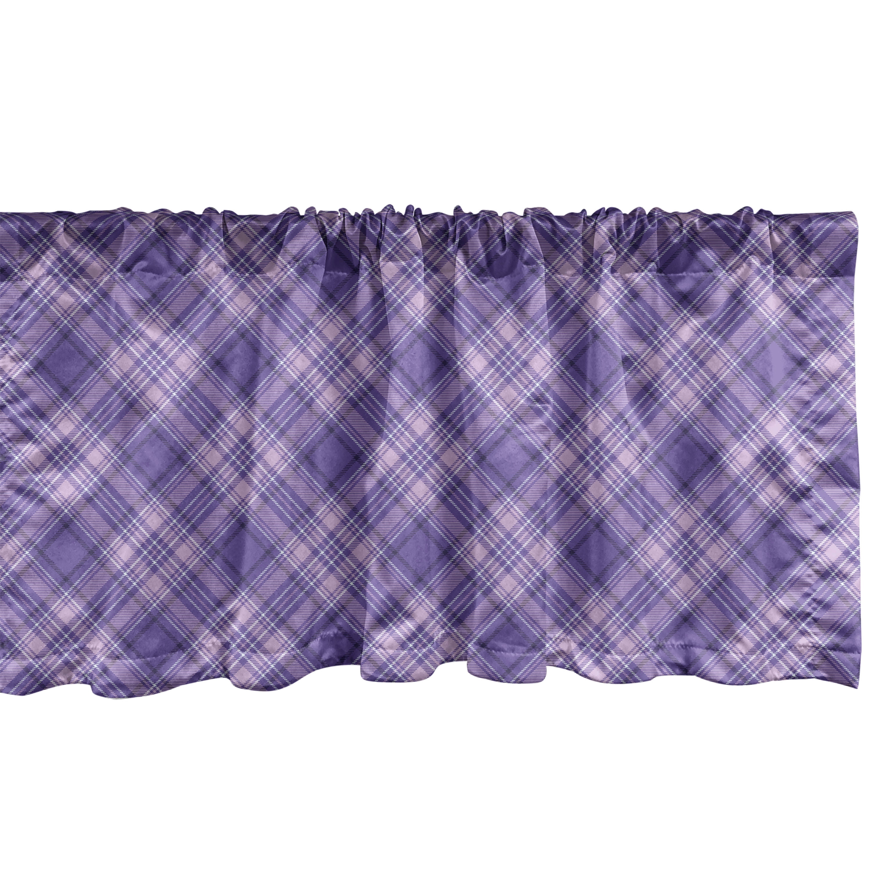 Window Square Valance Ambesonne Retro Window Valance, Squares from Vectorel Stripes, 54