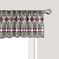 thumbnail image 1 of Ambesonne Retro Window Valance, Ukrainian Traditional Art, 54" X 12", Multicolor, 1 of 5