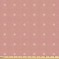 thumbnail image 1 of Ambesonne Rhombus Print Fabric by the Yard Upholstery, Retro and Simplistic, 2 Yards, Dried Rose Pale Salmon, 1 of 5