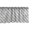 thumbnail image 1 of Ambesonne Rhombus Print Window Valance, Thin Zigzag Lines, 54" X 12", Dark Grey and White, 1 of 3
